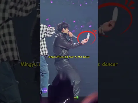 Mingyu tried to give his heart to this dancer