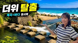 제주에 이런 곳이 있었다고? 계곡과 바다가 한곳에! 여름 차박 끝판왕 / 제주도 차박 /제주도 계곡 썸네일