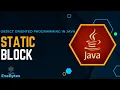 Static Block Object Oriented Programming in Using NetBeans IDE