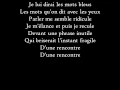 Christophe - Les Mots bleus - Paroles