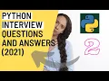 2 Python interview questions and answers 2021