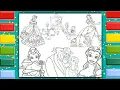 Coloring Beauty and the beast Princess Belle Coloring Pages Princess Belle Coloring Page
