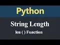 How to Find String Length in Python Hindi