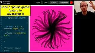 Javascript tutorial pause game feature