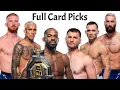 My Full Card Predictions Breakdown For UFC 309