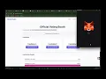 voting application - Blockchain Based