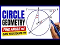 Circle Geometry Simplified Step-by-Step Clear Visual Solution