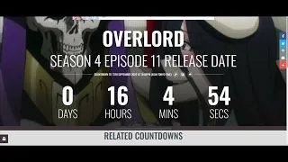 Episode 11 Ains Overlord Season 4 الحلقة 11 من أنمي أوفر لورد 