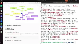 Using the sed stream editor