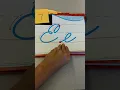 Identifying Cursive Letters Writing Print Match