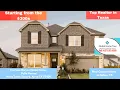 Pulte Homes San Marcos Model Home - Anna Town Square Anna TX Top Realtor in Texas