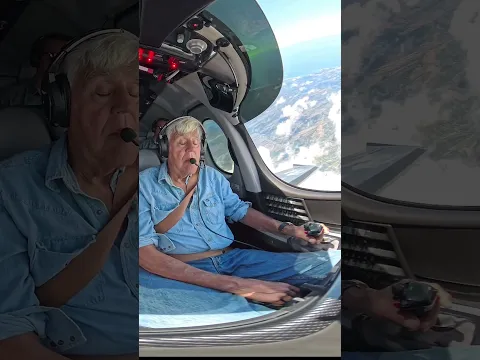 Jay Pulls a 45 Degree Bank in the Vision Jet