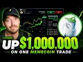 This Trader Is Up 1 000 000 on ONE Memecoin Trade