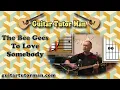 Download Lagu To Love Somebody - The Bee Gees - Acoustic Guitar Lesson (Easy)