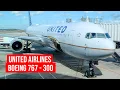 Ultimate United Boeing 767-300 Seat Review Business Premium Plus Economy Class Seating