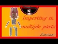 Blender Tutorial - Importing an OBJ in Separate Parts