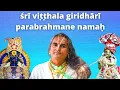 Download Lagu 1-Hour Sri Vitthala Giridhari Parabrahmane Namaha (chanted by Swami Tulsidas)