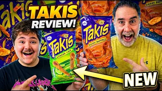 We Tried 2 NEW Takis Flavors One SURPRISED Us Extreme Lime vs Crazy Buffalo Review