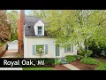 Tour of 201 Crane Ave Royal Oak MI Real Estate Homes