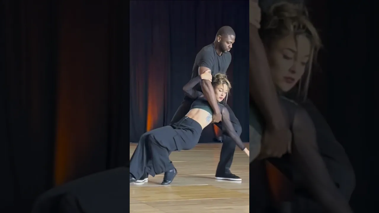 Sleek & speedy - #improv #westcoastswing with Nicole (‪@thibaultandnicole‬)
