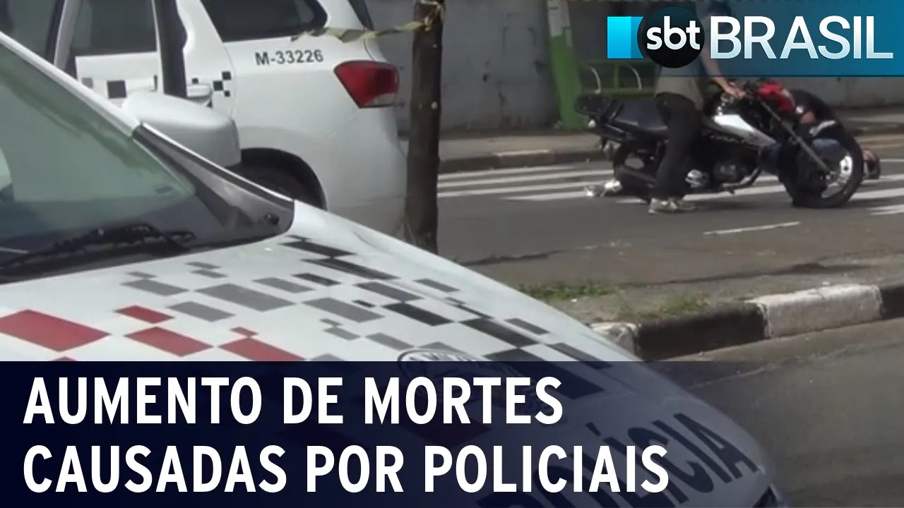 SP: Aumento de mortes causadas por PMs em serviço | SBT Brasil (08/07/23)