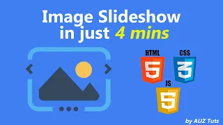 4-Minute Auto Image Slider Tutorial HTML CSS JavaScript with Swiper js