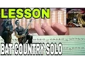 BAT COUNTRY Solo W/Tab(Avenged Sevenfold)Synyster Gates guitar Solo(CITY OF EVIL) VÍDEO AULA