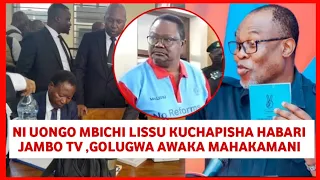 Ushahidi wa Amani golugwa wazuwa balaa mahakamani leo awambia majaji kwamba ni uongo mbichi