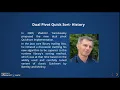 Dual-Pivot QuickSort - Paper Presentation Neelesh and Namish