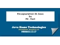 encapsulation in java