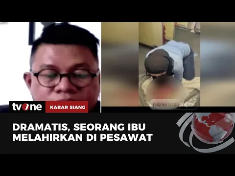 Dibantu Penumpang Lain, Seorang Ibu Melahirkan di Pesawat