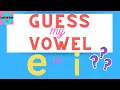 Kids Vowel Challenge Short i or short e Short Vowels Phonemic Awareness Phonics CVC Words