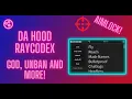 DA HOOD RAYCODE X SCRIPT PASTEBIN SYNAPSE KRNL