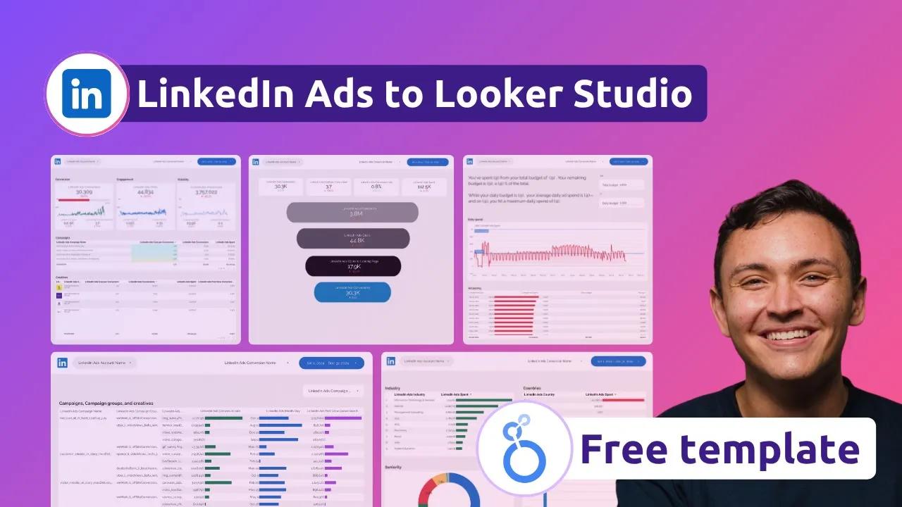 Connect LinkedIn Ads to Looker Studio (now Data Studio) — Free Connector + Dashboard 2026