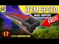 FAST Hoppers Speed Up Item Systems Let s Learn Redstone 17 Minecraft Redstone Tutorial