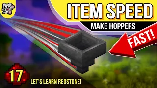 FAST Hoppers Speed Up Item Systems Let s Learn Redstone 17 Minecraft Redstone Tutorial