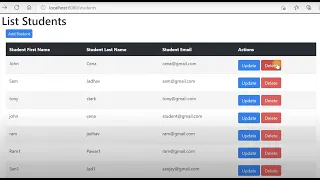 Student Management System Spring Boot Project Spring Boot Thymeleaf Web Application Full Course
