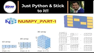 Numpy Tutorial Part-1 PyCSR Learn Python Online with Pankaj Soni