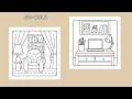 Free Download Cozy Cute Bold Easy Coloring Pages for Relaxing Home Hobby Designs