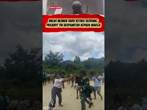 Momen Perpisahan Anggota Dengan Warga Papua‼️#pamit #pulangkampung # #tni #anggota