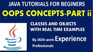 JAVA OOPS Concepts Classes and Objects in Java with real time Examples