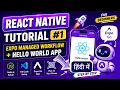 Hello World App in React Native Expo Managed Workflow Complete Setup IT WALA-HINDI