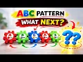 ABC Pattern for Kids What Comes Next Preschool Repeating Pattern Game Fun maths learning game