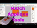 Hatch Embroidery Software Create Applique and partial applique
