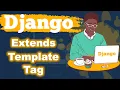 Extends Template Tag in Django Python Django Tutorial Django Tutorial