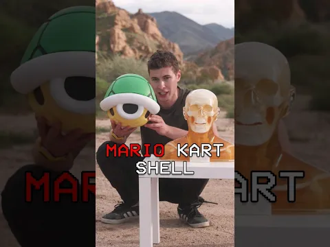 Testing what a 300MPH Mario Kart Shell would do if it hit you #nintendo #engineering #diy #sonic