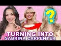 Turning into Sabrina Carpenter - Merrell Twins
