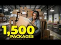 Working as a UPS PACKAGE HANDLER unloader