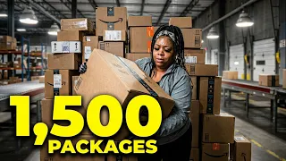 Working as a UPS PACKAGE HANDLER unloader