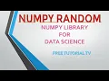9 Random Number Operation using NUMPY Library in Python